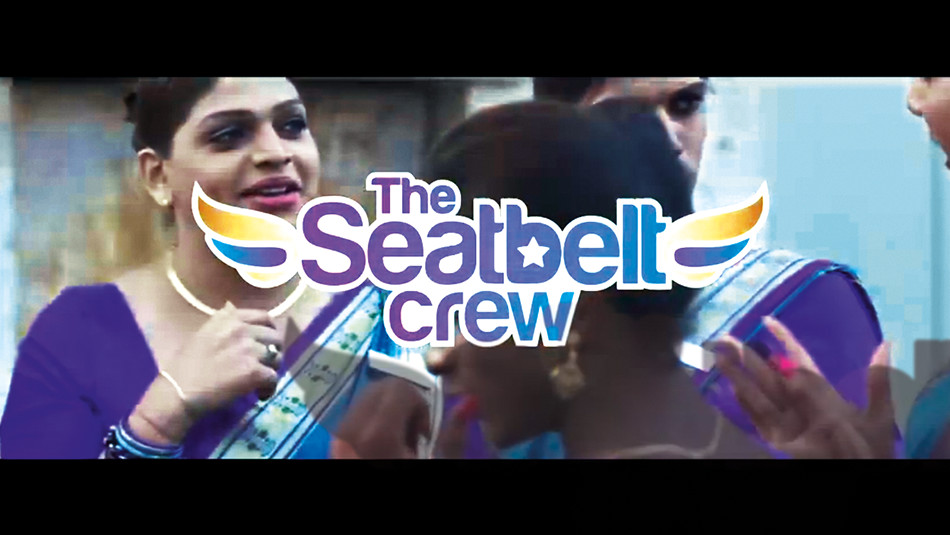 Seat belt crew video screenshot