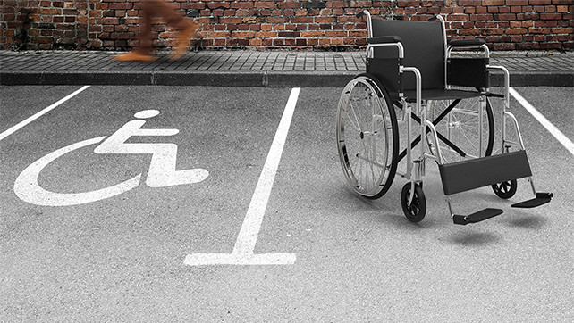 Parking wheelchairs