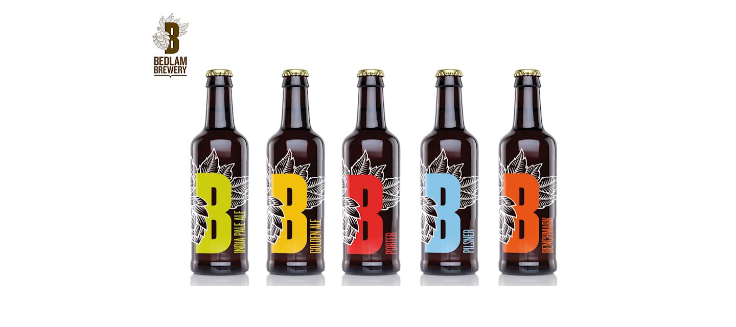 Bedlam Brewery Brand Identity