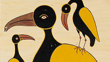 Birds Family by Edward Saidi Tingatinga, Tanzania