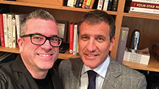 Photo of Gustavo Martinez, Chairman and chief executive officer with Matt Eastwood, Chief global creative director, J. Walter Thompson