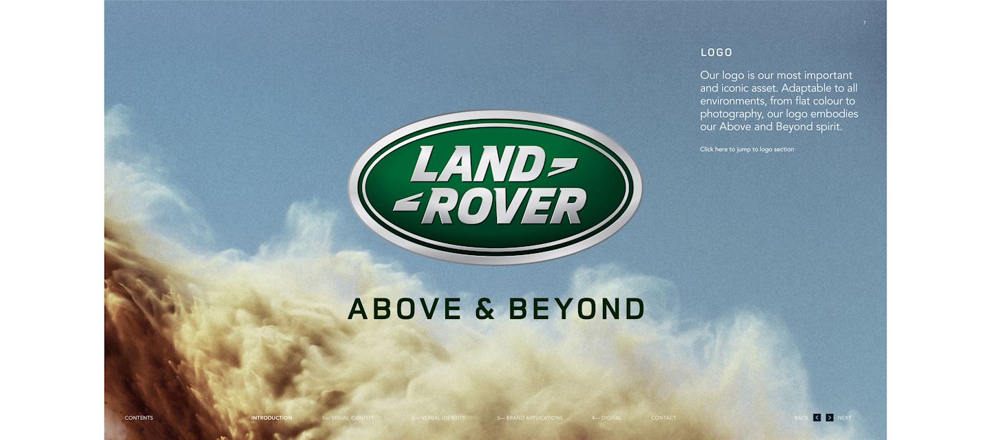 Land Rover Visual Identity